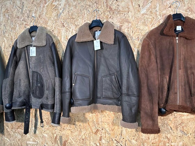 Goose-craft wollen leren jassen (5x) - afbeelding 12 van  17