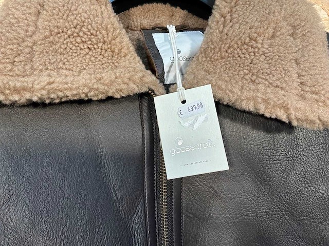 Goose-craft wollen leren jassen (5x) - afbeelding 3 van  17