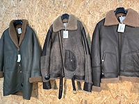 Goose-craft wollen leren jassen (5x) - afbeelding 4 van  17