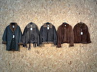 Goose-craft wollen leren jassen (5x) - afbeelding 1 van  17