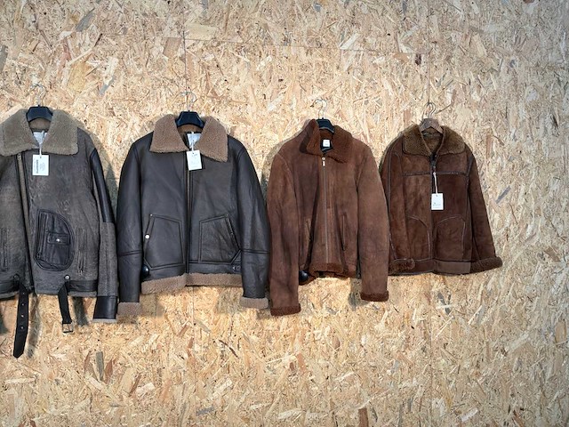 Goose-craft wollen leren jassen (5x) - afbeelding 8 van  17