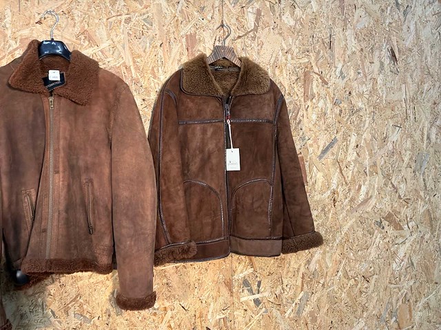 Goose-craft wollen leren jassen (5x) - afbeelding 10 van  17