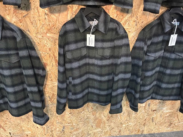 Goose-craft woollike overshirt (10x) - afbeelding 7 van  22