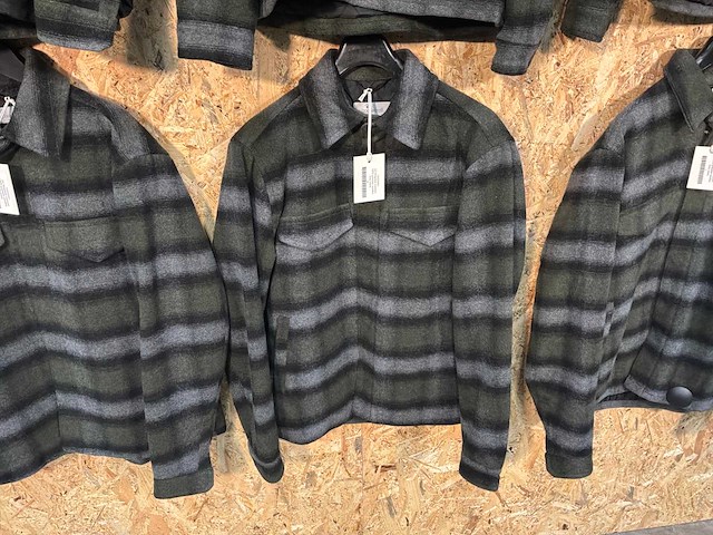 Goose-craft woollike overshirt (10x) - afbeelding 9 van  22