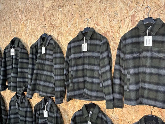 Goose-craft woollike overshirt (10x) - afbeelding 15 van  22