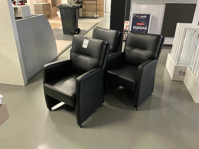 Goossens verrijdbare eetkamerstoel (3x) - afbeelding 2 van  2