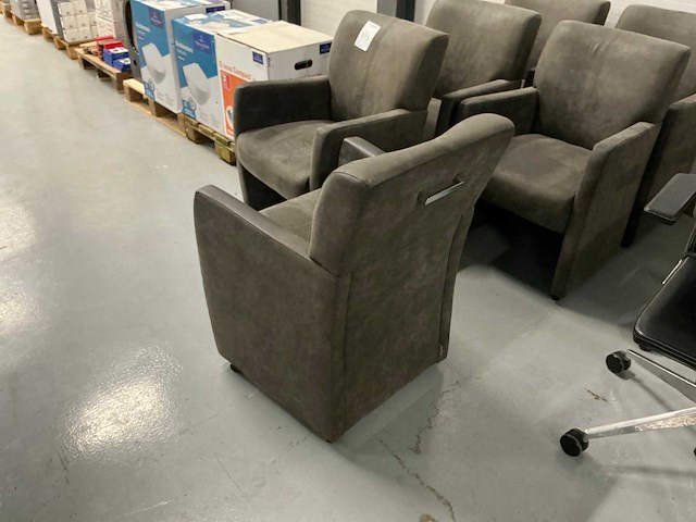 Goossens verrijdbare eetkamerstoel (6x) - afbeelding 3 van  3