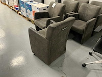 Goossens verrijdbare eetkamerstoel (6x) - afbeelding 3 van  3