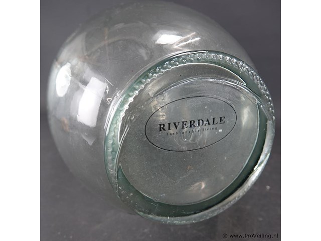 Goot riverdale glazen kan met montuur van touw - afbeelding 5 van  5