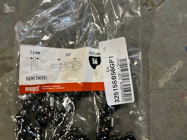 Gopart 325" 1,5mm zaagketting (480x) - afbeelding 3 van  4