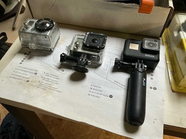 Gopro hero 2, hero 3, hero7 actioncamera - afbeelding 2 van  7