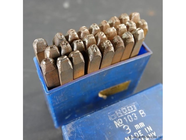 Gordi slagletters no. 103b 3mm - afbeelding 2 van  5