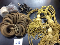 Gordijn flossen+ ringen - afbeelding 1 van  2