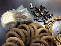 Gordijn flossen+ ringen - afbeelding 2 van  2