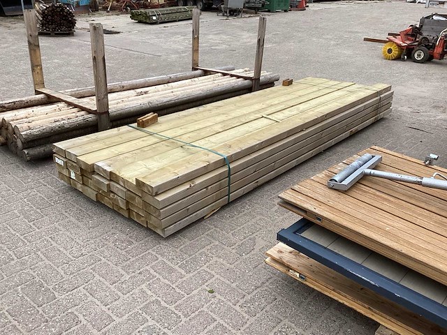 Gording vuren 156x59x3600mm (29x) - afbeelding 3 van  4