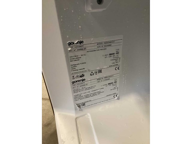 Gorenje rk603590co hzs3567f 342l koel-vriescombinatie - afbeelding 6 van  23