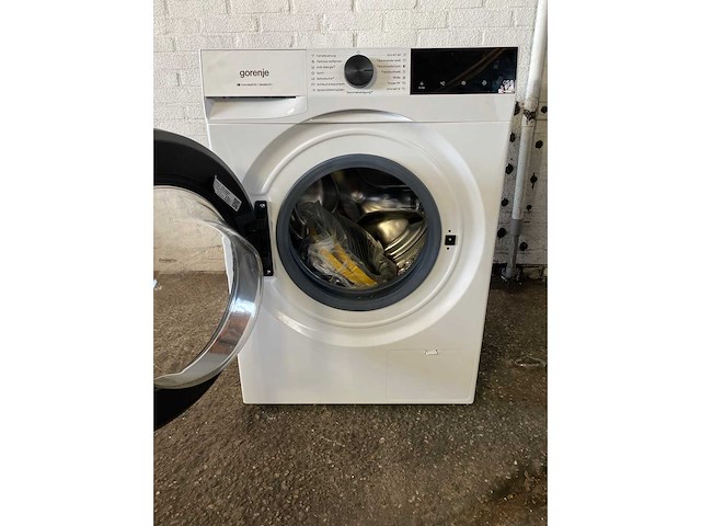 Gorenje wgam484a wasmachine voorlader 8 kg 1320 rpm wit- duits display - afbeelding 5 van  6