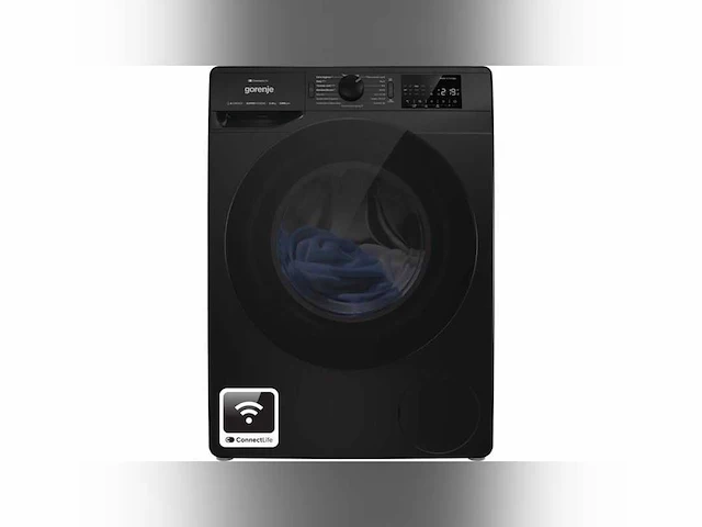 Gorenje wpnei84a1dtsb wasmachine – 8 kg, 1400 toeren, energielabel a - afbeelding 1 van  16