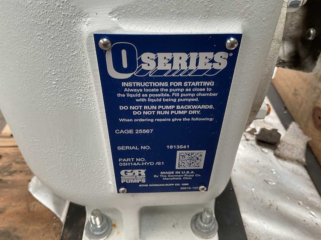 Gormann-rupp pumps 0 series hydraulic pump unit - afbeelding 5 van  8