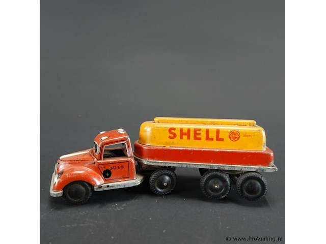 Goso vintage blikken shell tankwagen uit de jaren 50 - afbeelding 2 van  7