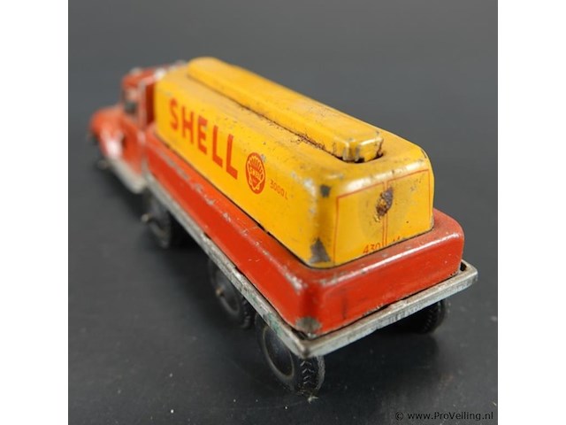 Goso vintage blikken shell tankwagen uit de jaren 50 - afbeelding 3 van  7