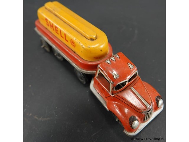 Goso vintage blikken shell tankwagen uit de jaren 50 - afbeelding 4 van  7