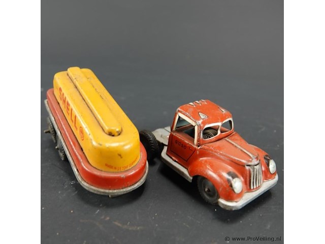 Goso vintage blikken shell tankwagen uit de jaren 50 - afbeelding 5 van  7