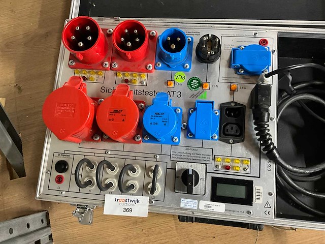 Gossen-metrawatt at3 kabeltest apparaat - afbeelding 2 van  4