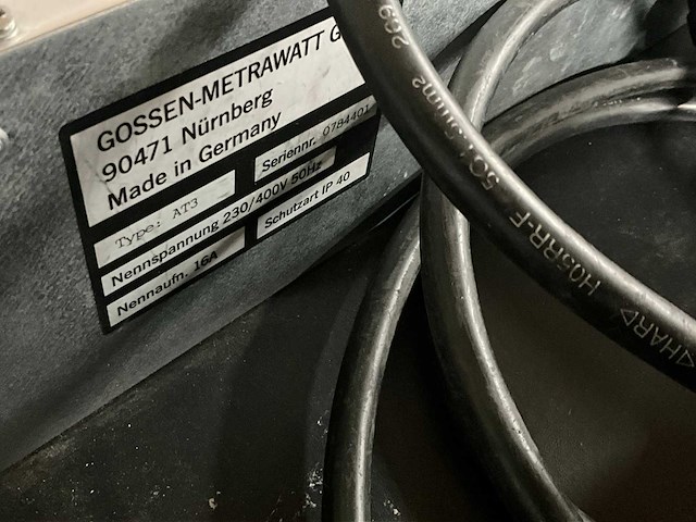 Gossen-metrawatt at3 kabeltest apparaat - afbeelding 4 van  4