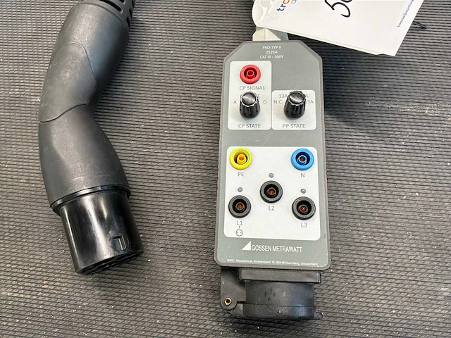 Gossen metrawatt pro-typ ii laadpaal test adapter - afbeelding 2 van  2