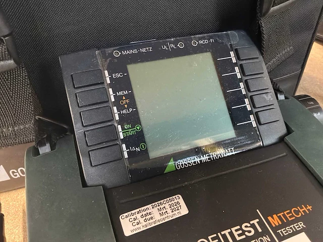 Gossen metrawatt profitest mtech+ installatie tester - afbeelding 2 van  3