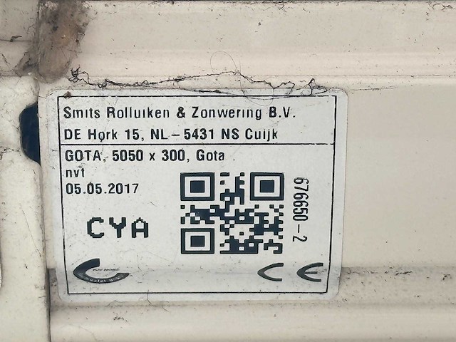 Gota - knikarm zonnescherm met afstandbediening (2x) - afbeelding 12 van  13