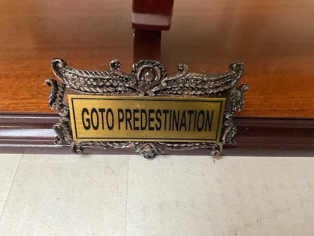 Goto predestination decoratie boot - afbeelding 6 van  6