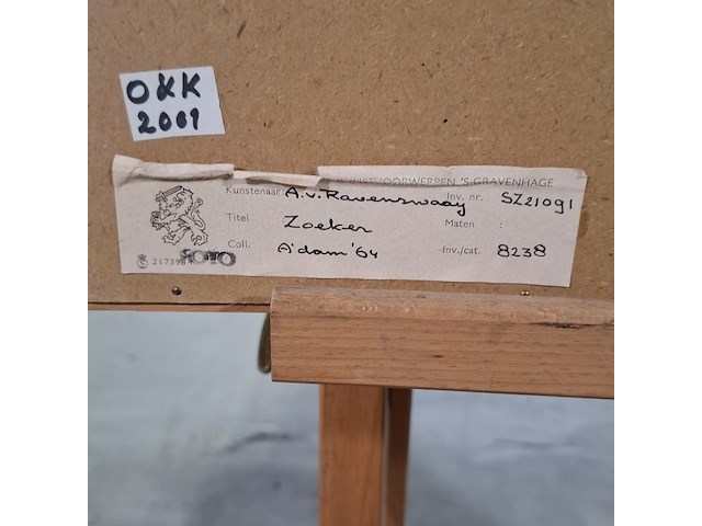 Gouache, a.t. van ravenswaai, zoeker, 1964 - afbeelding 8 van  8