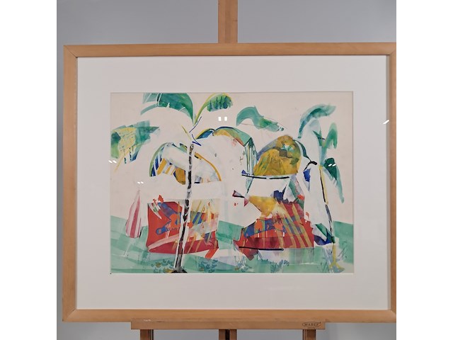 Gouache, balrak - afbeelding 1 van  6