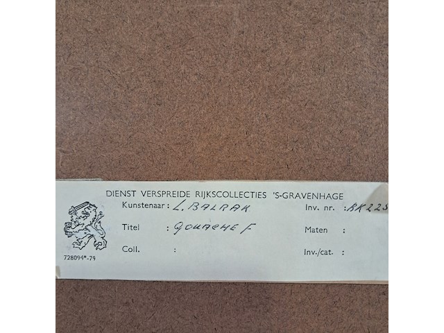 Gouache, balrak - afbeelding 6 van  6