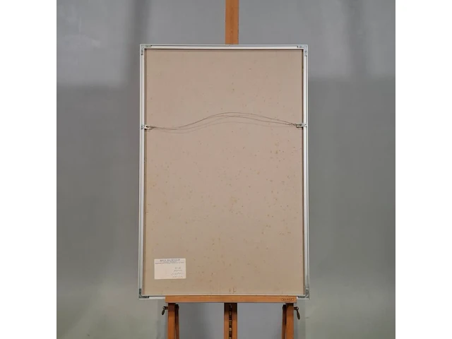 Gouache, maya wildevuur, compositie, 1988 - afbeelding 7 van  8