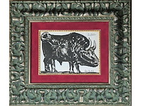 Gouache pablo picasso ‘stier’ - afbeelding 2 van  6