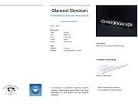 Goud zilveren broche diamant - afbeelding 5 van  5