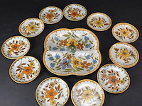 Gouda holland aardewerk schalenset deco unique - afbeelding 2 van  5