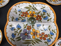 Gouda holland aardewerk schalenset deco unique - afbeelding 3 van  5