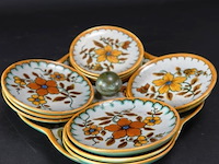 Gouda holland aardewerk schalenset deco unique - afbeelding 5 van  5