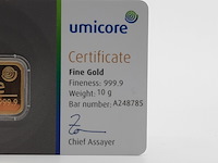 Goudbaar, 10 gram, umicore - afbeelding 2 van  4