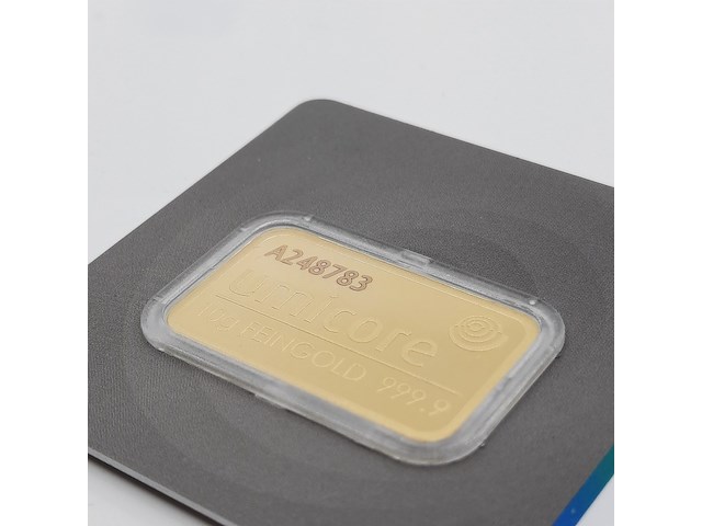 Goudbaar, 10 gram, umicore - afbeelding 3 van  4