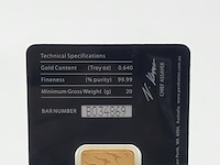 Goudbaar, 20 gram, the perth mint - afbeelding 5 van  6