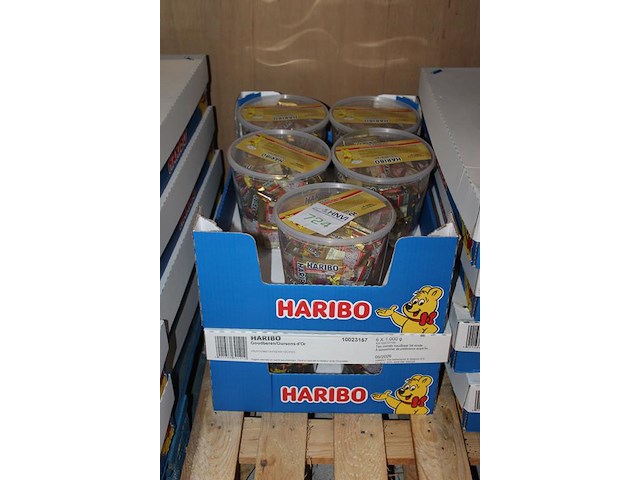 Goudberen haribo in 2 overdozen totaal 11 emmers a 1000 g. tht 5-2026. - afbeelding 2 van  2