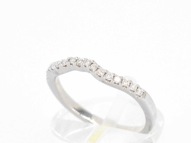 Gouden aanschuifring met diamanten - afbeelding 4 van  9