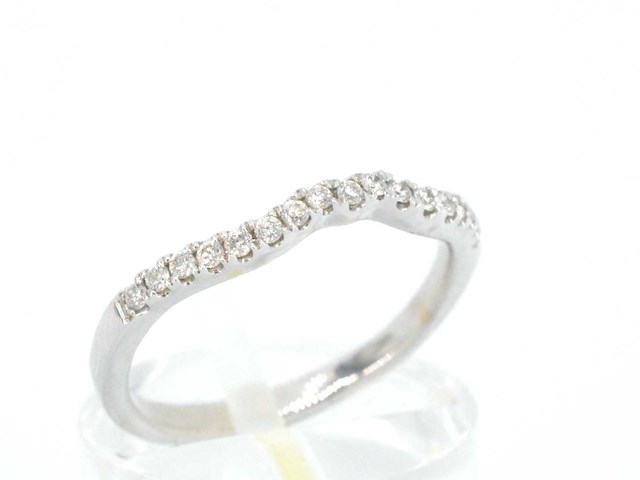 Gouden aanschuifring met diamanten - afbeelding 5 van  9