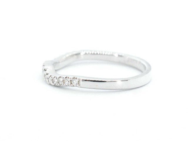 Gouden aanschuifring met diamanten - afbeelding 6 van  9