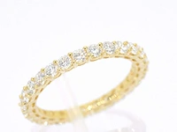 Gouden alliance ring briljant - afbeelding 2 van  9